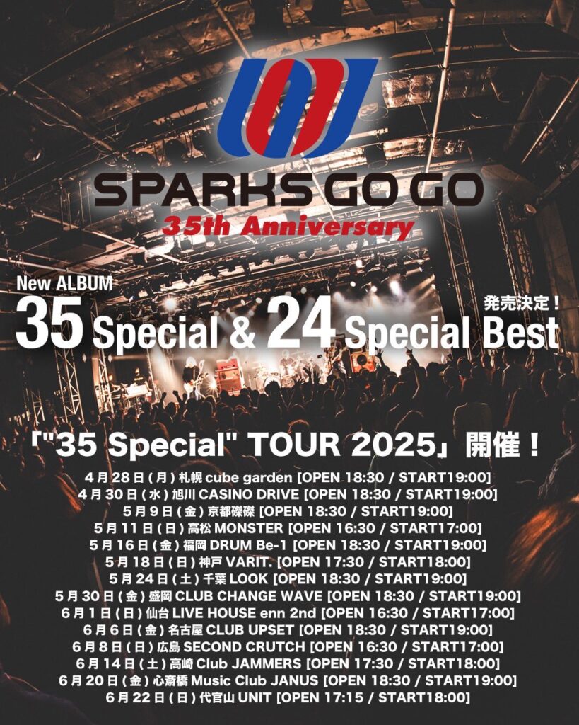 SPARKS GO GO “35 Special” TOUR 2025