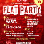 FLATARK2023 after party “FLAT PARTY” presented by TENGA