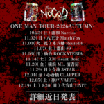 NoGoD ONE MAN TOUR -2026AUTUMN-